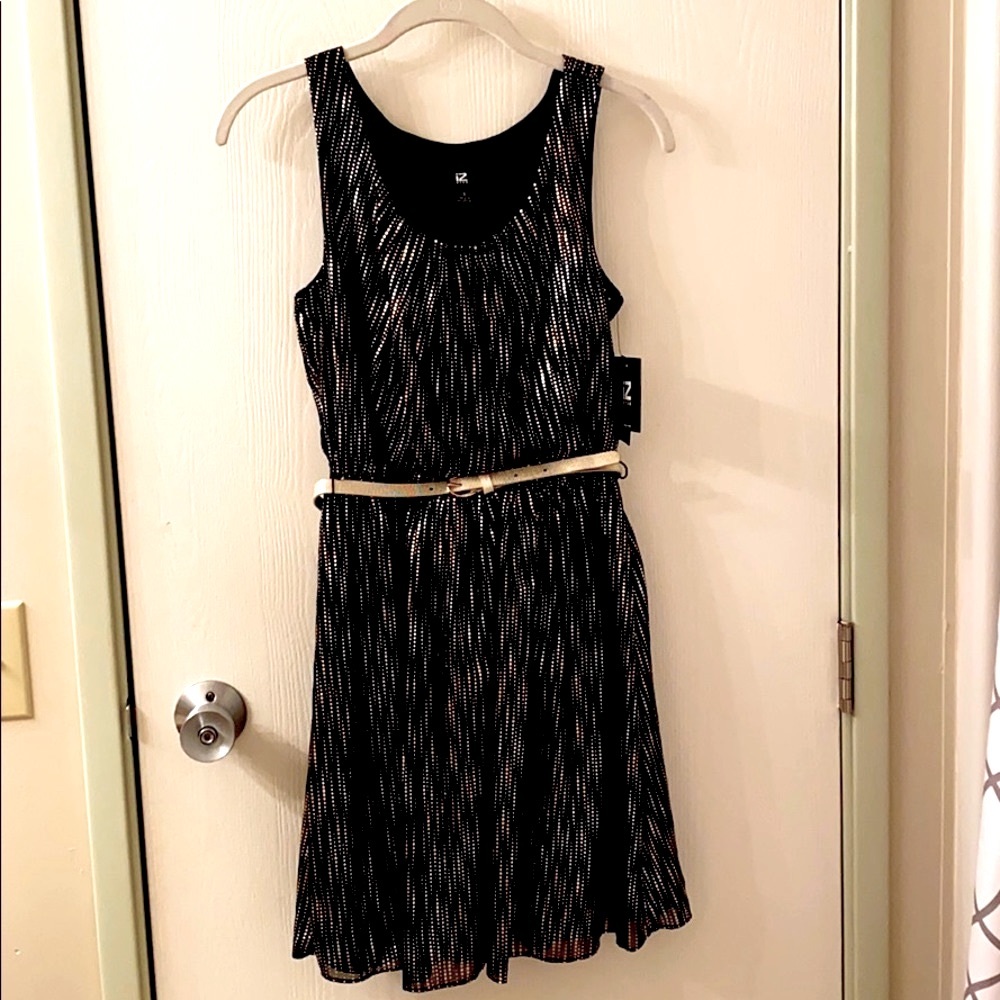iZ Byer Belted Dress